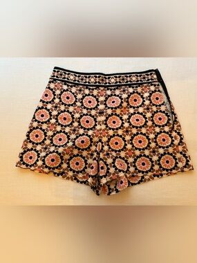 KateSpade  Floral Mosaic Print Women’s Shorts in Pink and Black